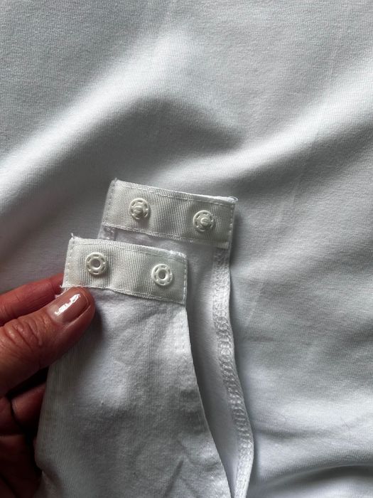 Біле боді сілуетне new look