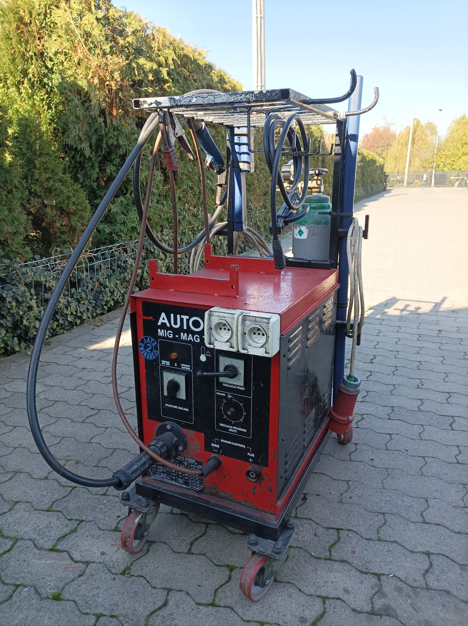 Spawarka mag/mig mma AutoSpaw 200A wózek półautomat spawalniczy tig