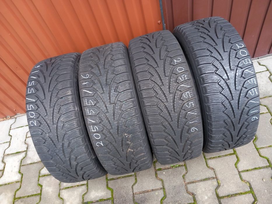 4x Opony Używane Zimowe 205/55R16 Profil