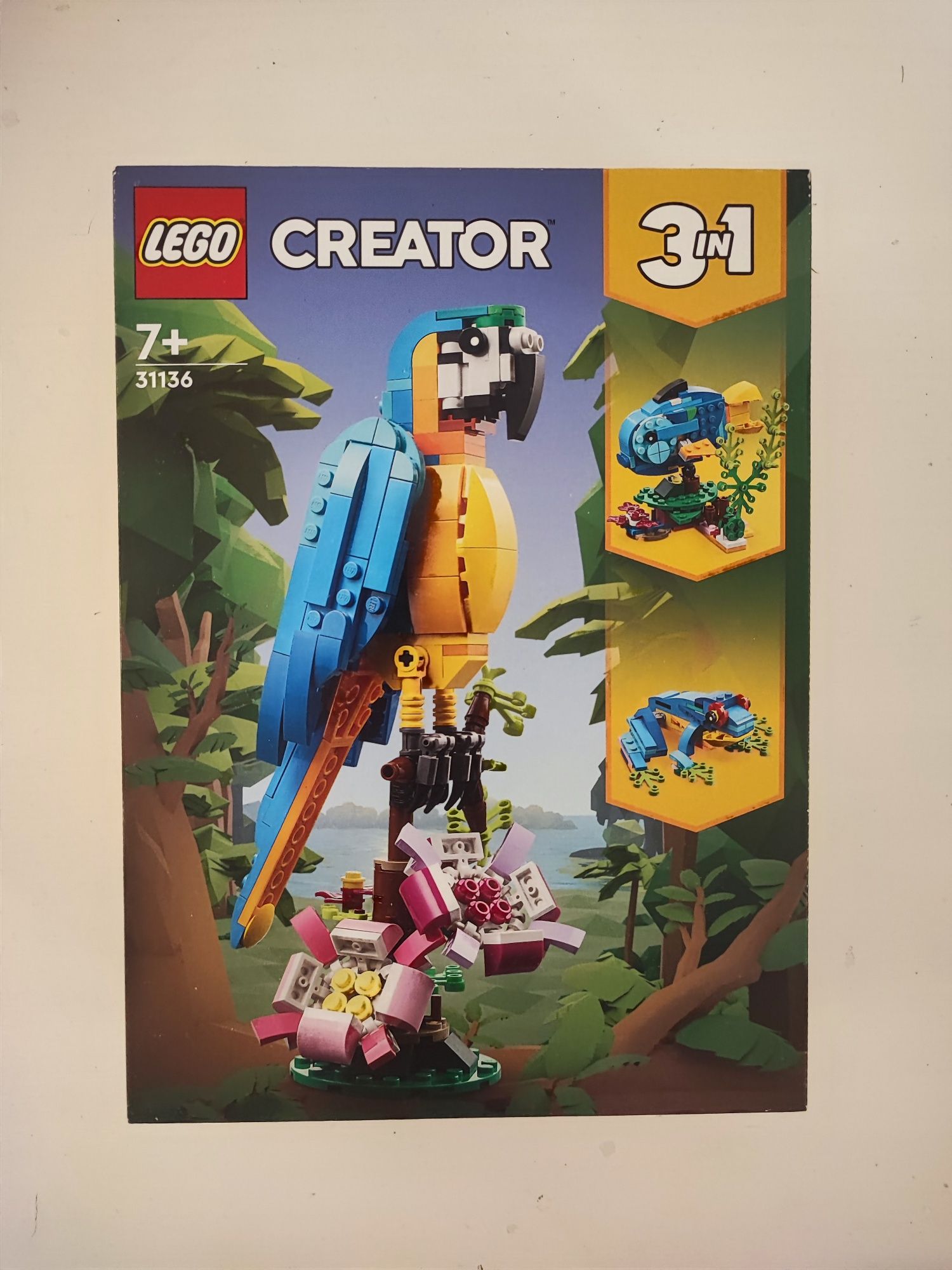 LEGO 3 w 1 papuga