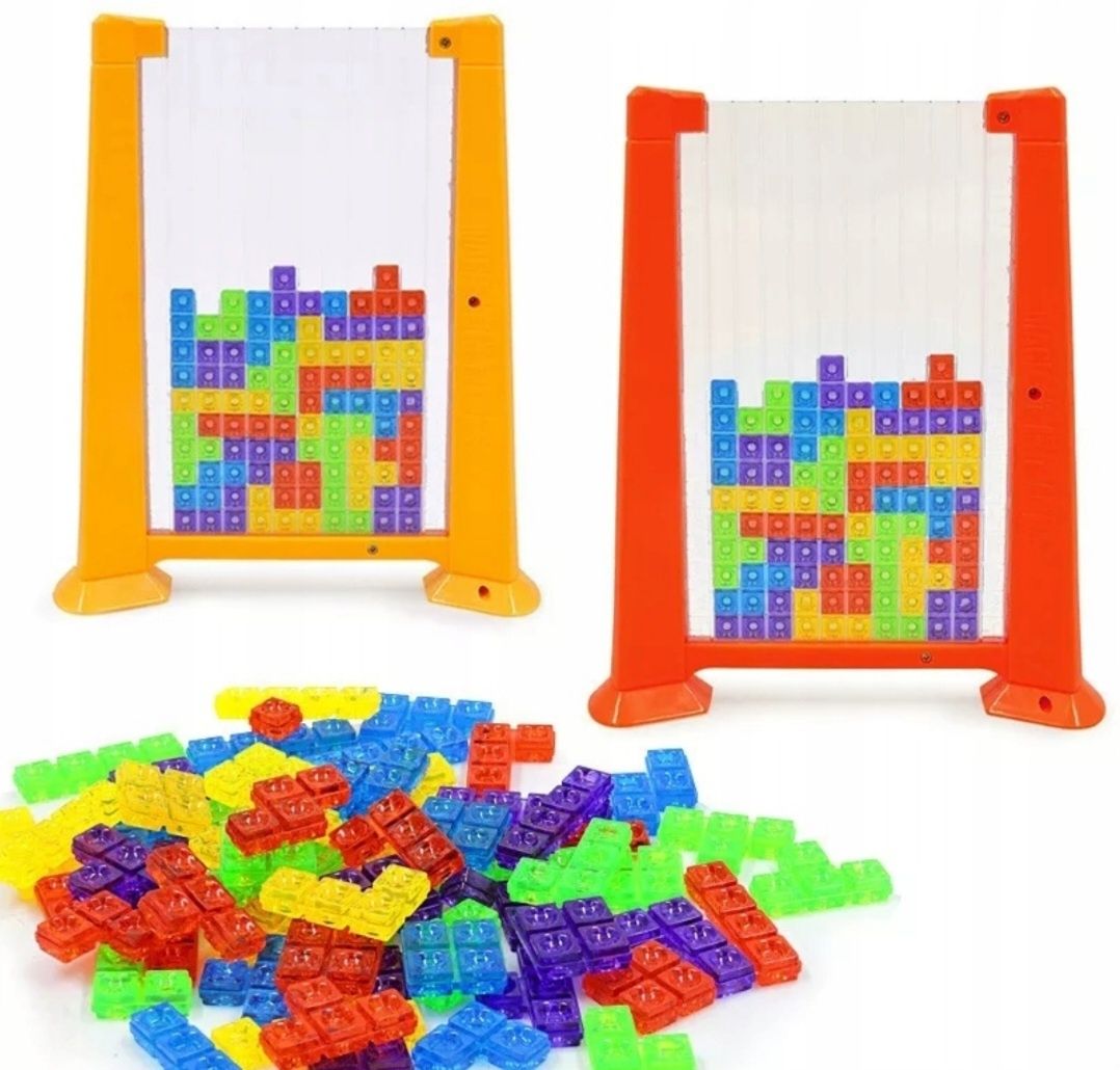 Gra logiczna ukladanka tetris stojący