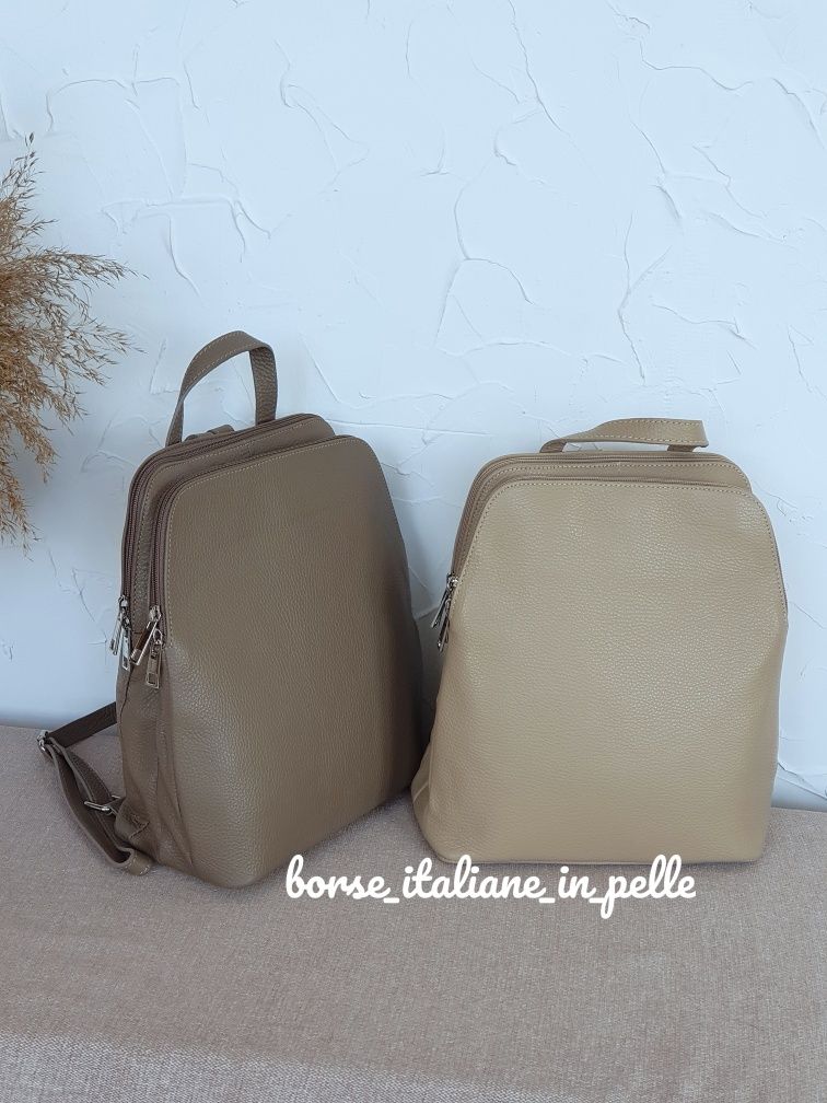 Жіночий італійський рюкзак, натуральна шкіра, Італія Virginia Conti