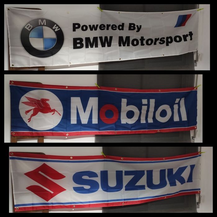 Bandeiras Faixas com 2,4m x 0,60m