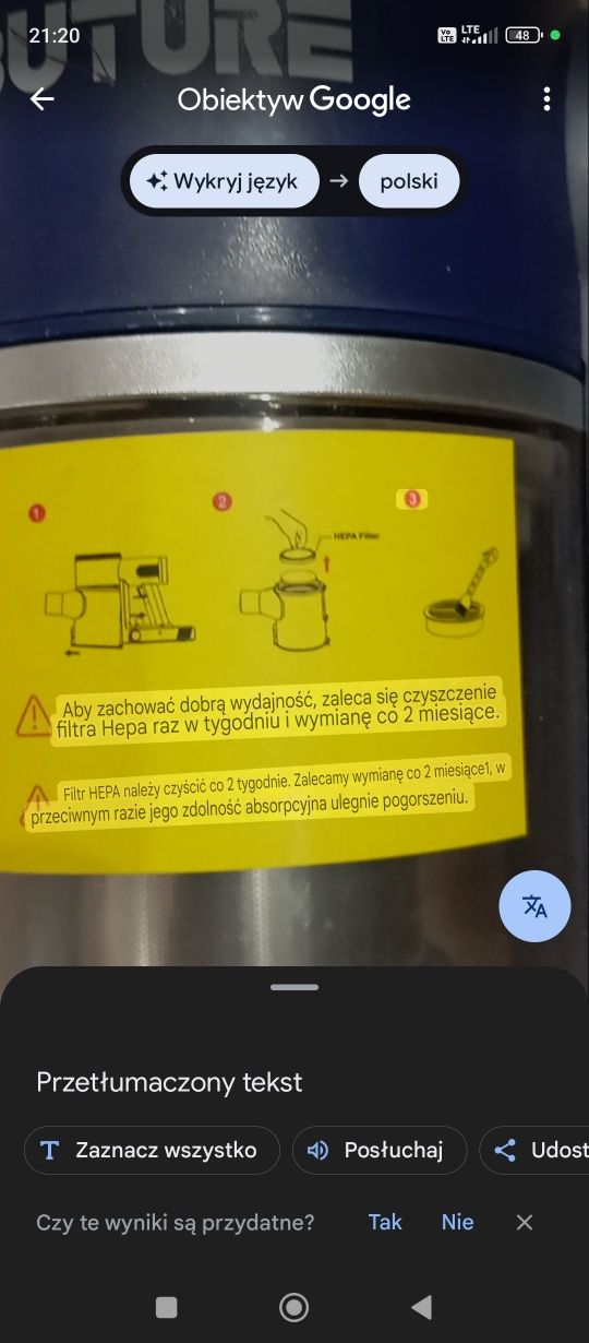 Odkurzacz bezprzewodowy pionowy Buture