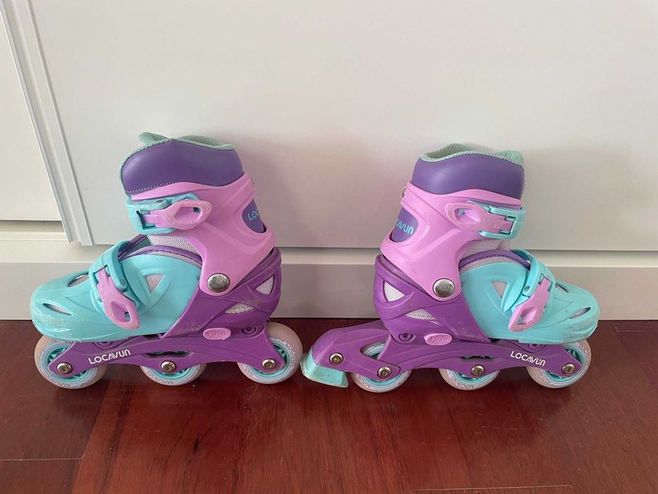 Patins / skates em linha - usados - T 26-30