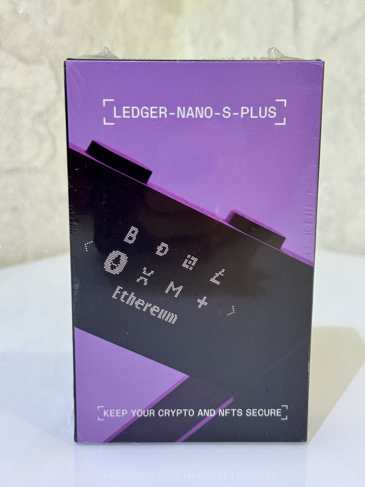 Ledger Nano S Plus (Matte Black) 2025. Оригінал з Франції.