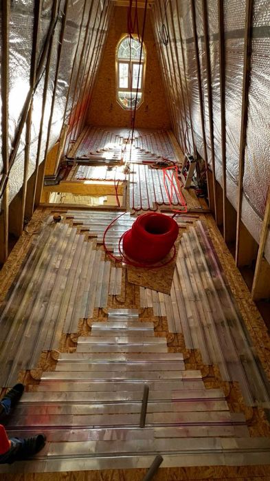 Теплорозподільчі пластини  - суха тепла підлога ЗАЛИШОК для 30м2