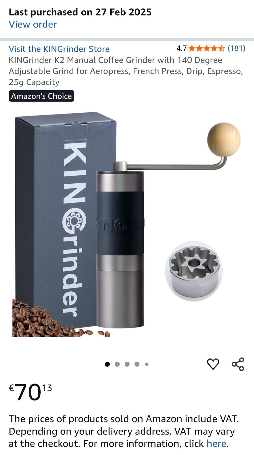 Kit máquina de café De'Longhi com Acessórios