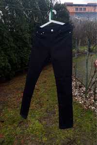 Spodnie/ jeansy/ denim skinny/ rurki czarne NoSens S/M 36/38