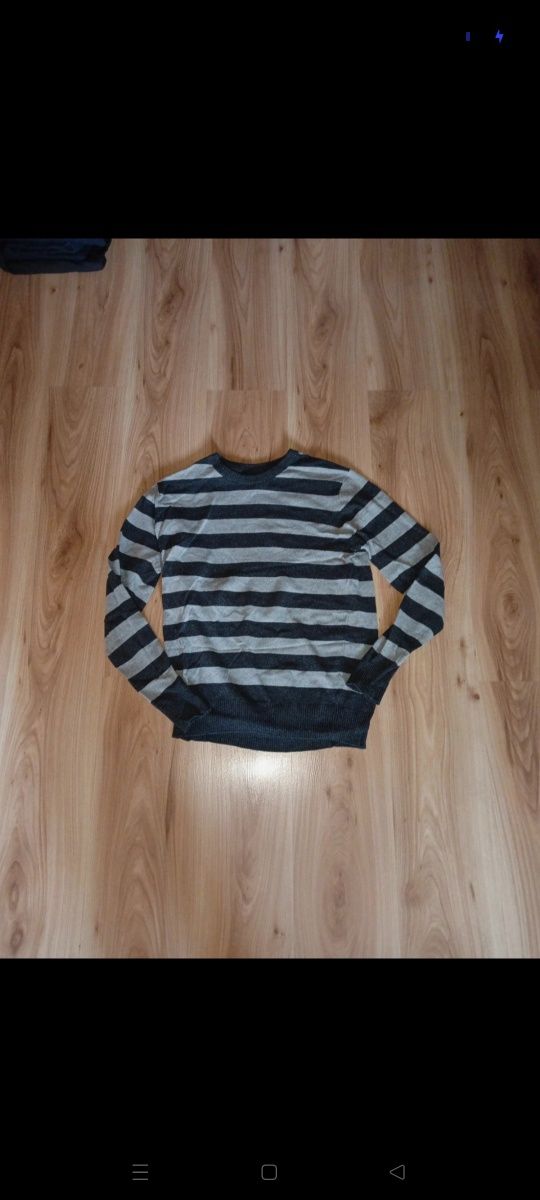 sweter męski w paski marki Idenctic rozmiar S