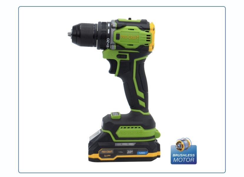 Шуруповерт Procraft PA18Pro (з 1 АКБ 1.5Аг)