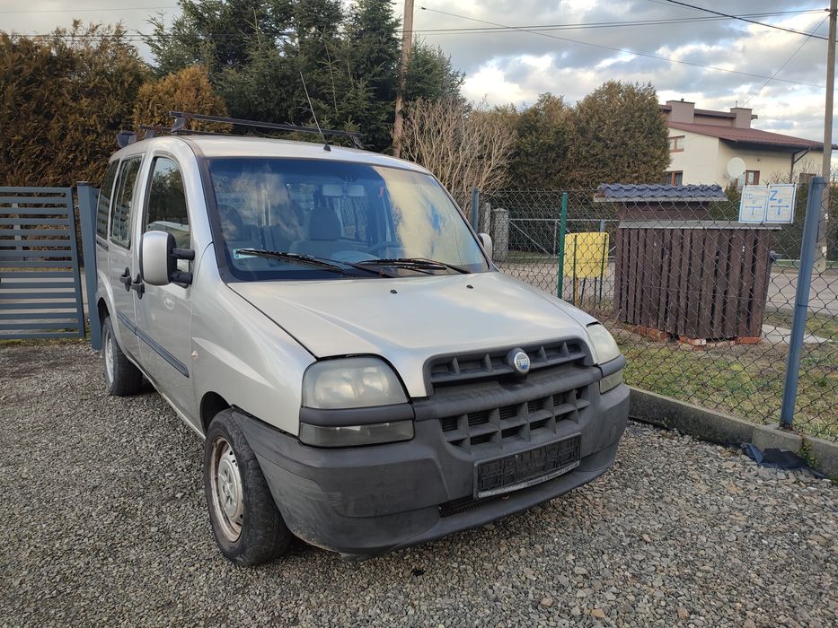 fiat Doblo zderzak pasy  lusterko air beg chłodnica  szyba pas przed
