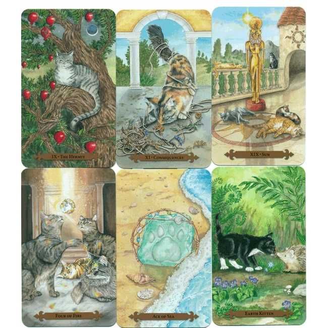 Карты Таро мистических кошек