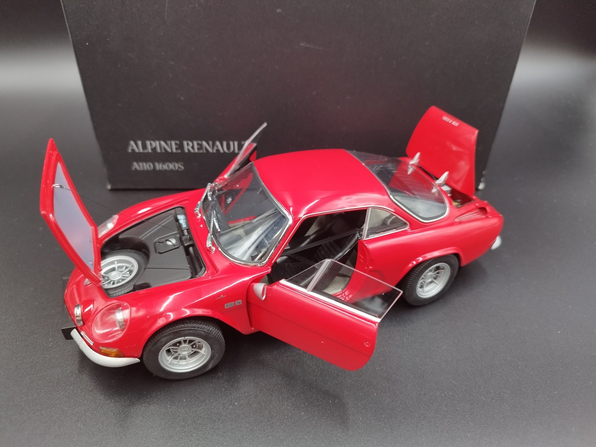 1:18 KYOSHO 1973 Alpine A110 Renault 1600 S Red model nowy