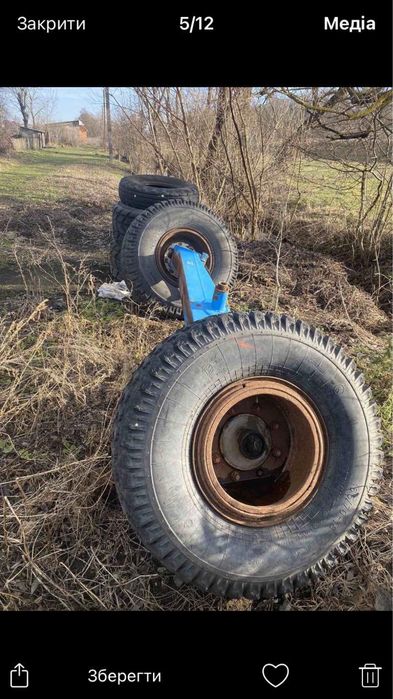 Балка задня з колесами розборка до комбайна fortschritt