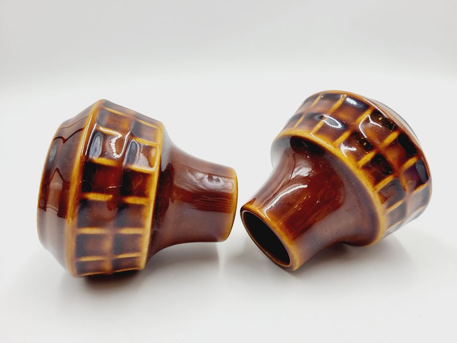 Dwa śliczne wazoniki Pruszków PRL