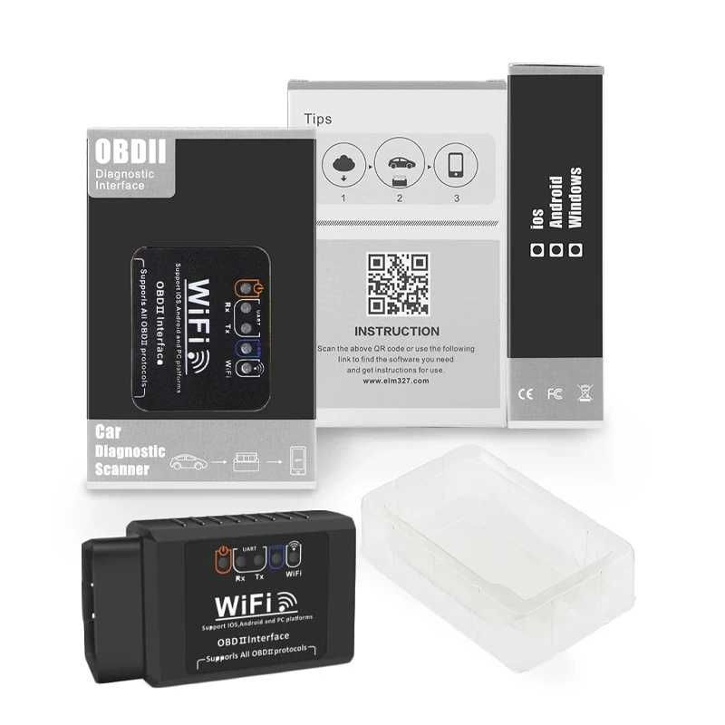 Interfejs OBD2 Adapter WiFi ELM327 Diagnostyka Samochodu w Smartfonie