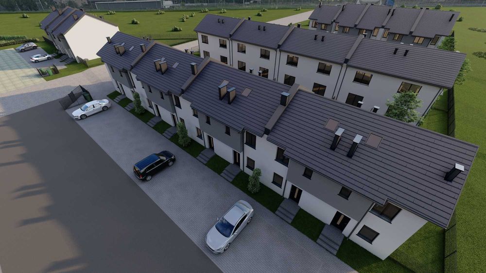 Segmenty w centrum Mszczonowa z ogrodem i miejscem parkingowym w cenie