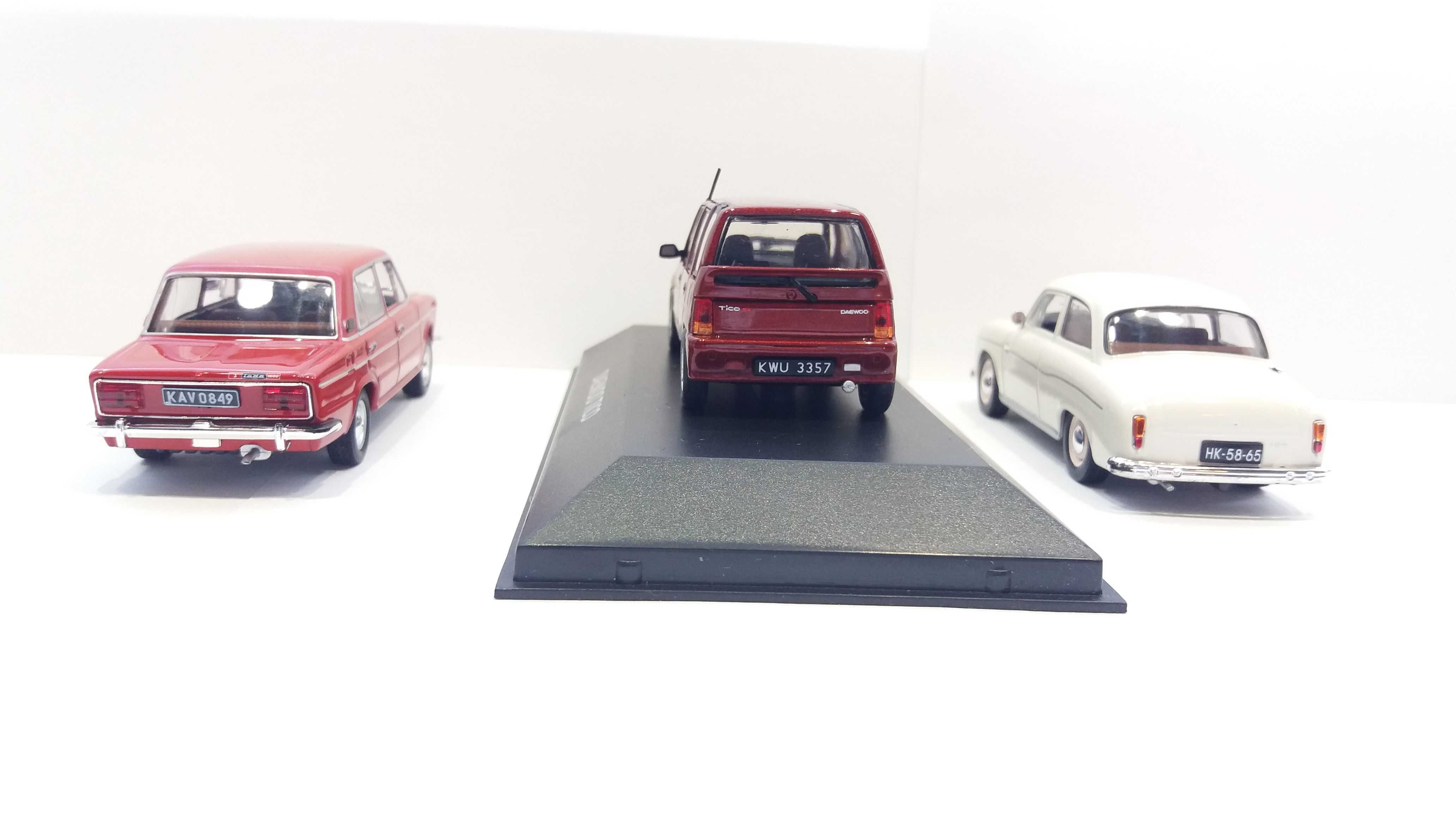 FSO Daewoo Tico/Łada 1500/Syrena 104 Kultowe Legendy PRL skala 1/43