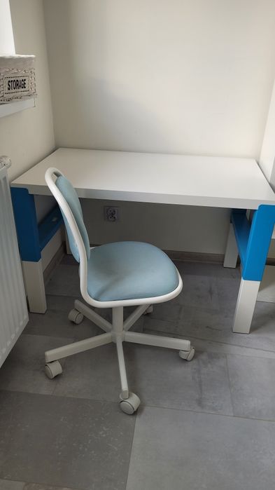 Biurko i krzesło Ikea dla dziecka