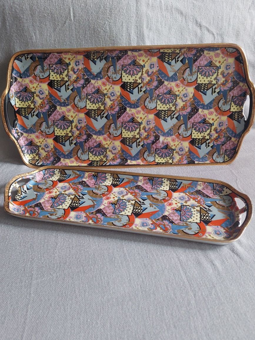 Karlsbader Porzellan H.W Altrohlau taca tacka ART DECO Nie Ćmielów