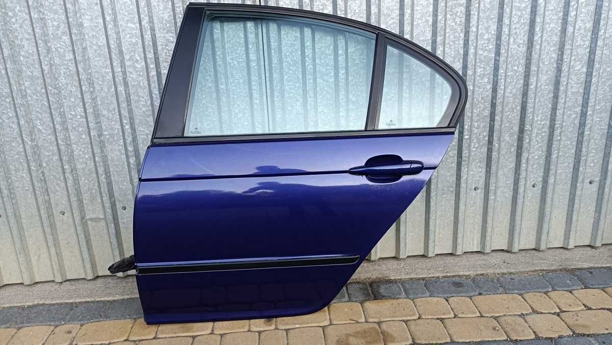 Drzwi Lewy Tył drzwi tylne bmw e46 Sedan Velvet-Blue 379/5
