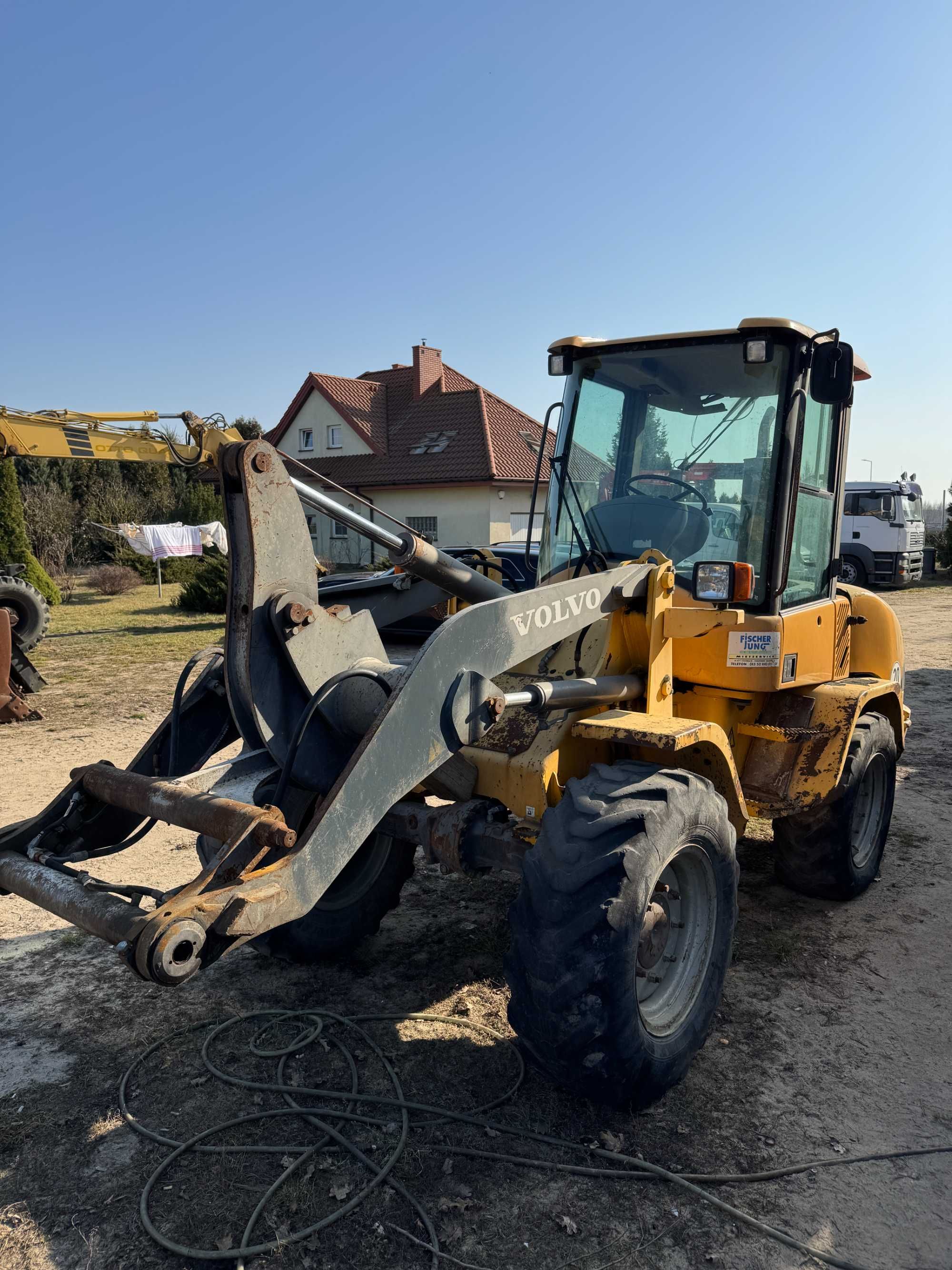 Ładowarka Volvo L30 Z 1998r Łyżka krokodyl + widły