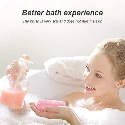 Двухсторонняя силиконовая мочалка массажная для тела Bath Brush