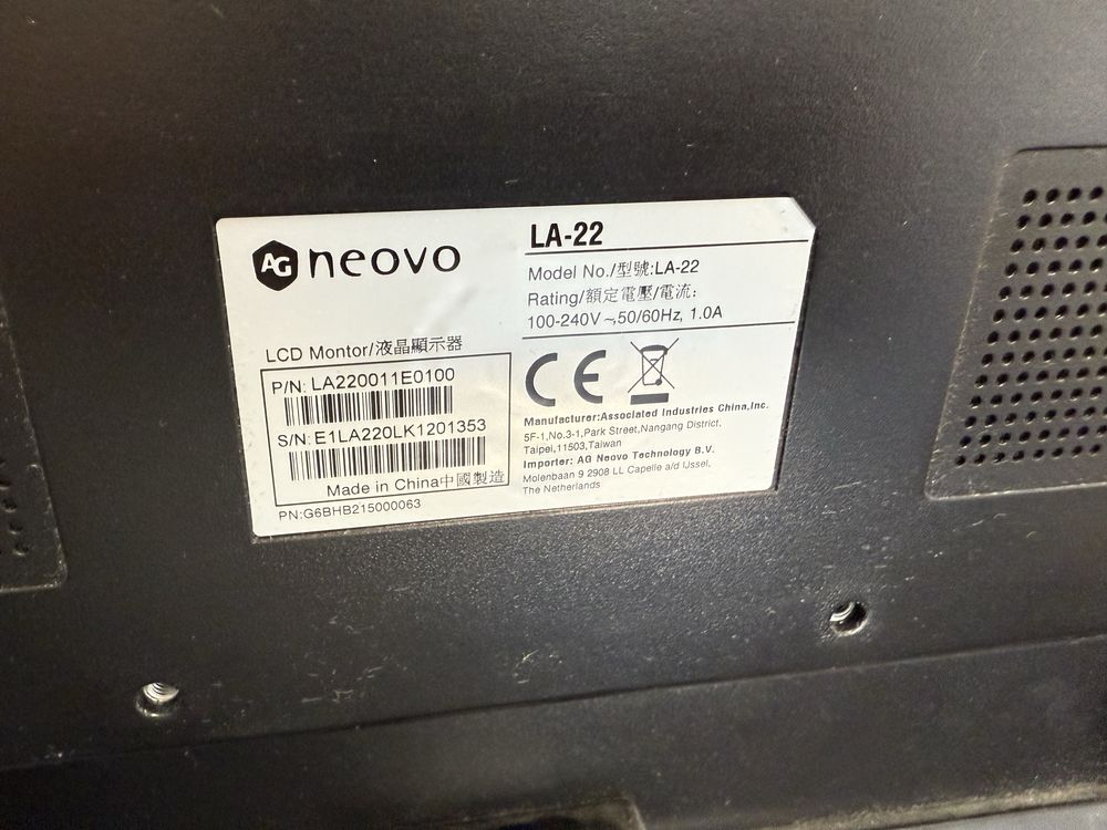 Komputer stacjonarny GTX1660, Ryzen5, 16/512SSD + Monitor Neovo LA-22