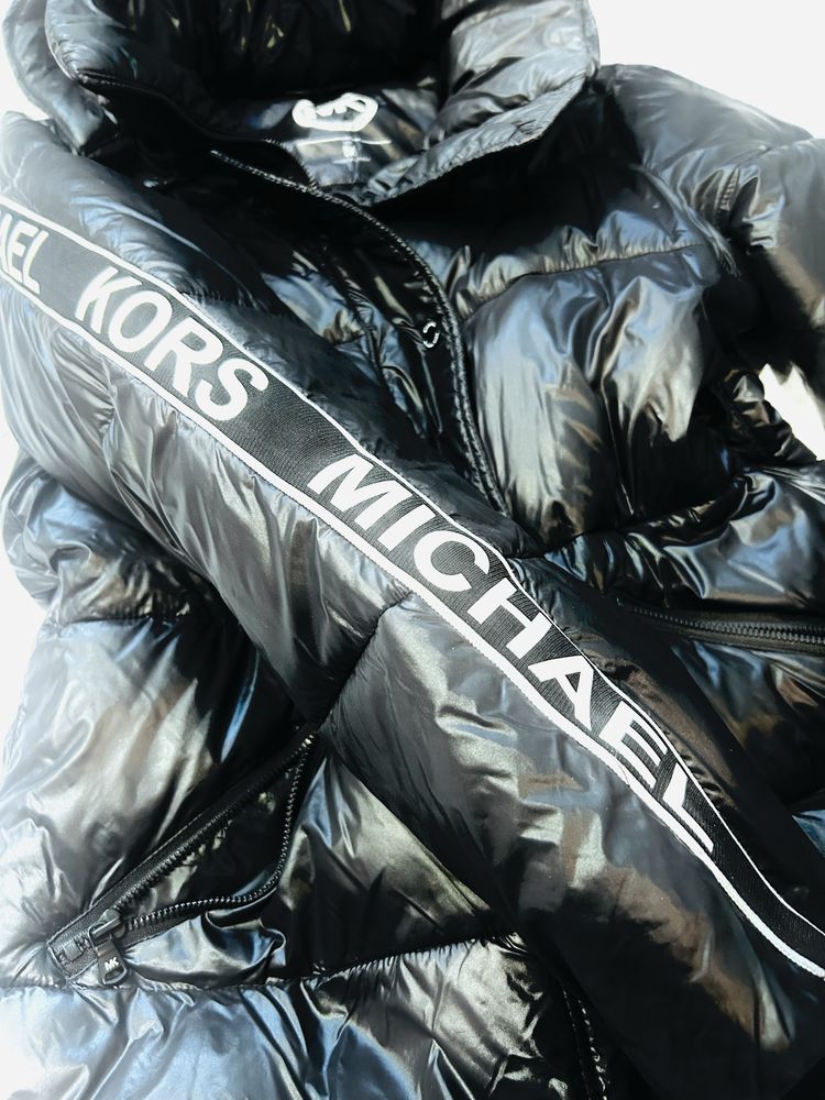Kurtka Michael Kors pikowana puchowa czarna