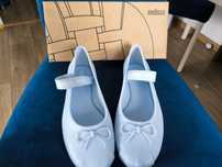 Melissa Sophie Ad Pearly Blue Baleriny Damskie Perłowe Niebieskie