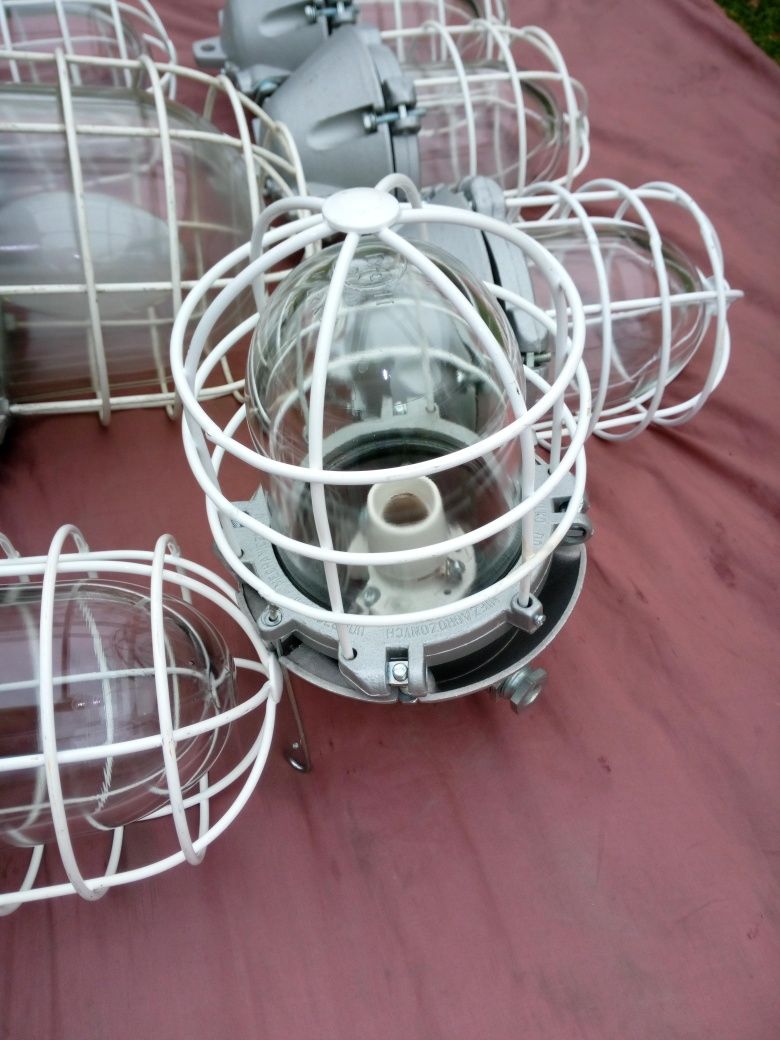 Stare Piękne lampy  LOFT PRL retro