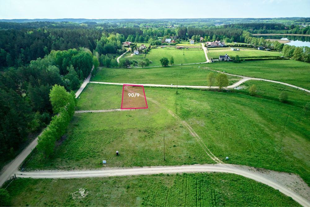 Działka pod budowę domu blisko j. Juksty