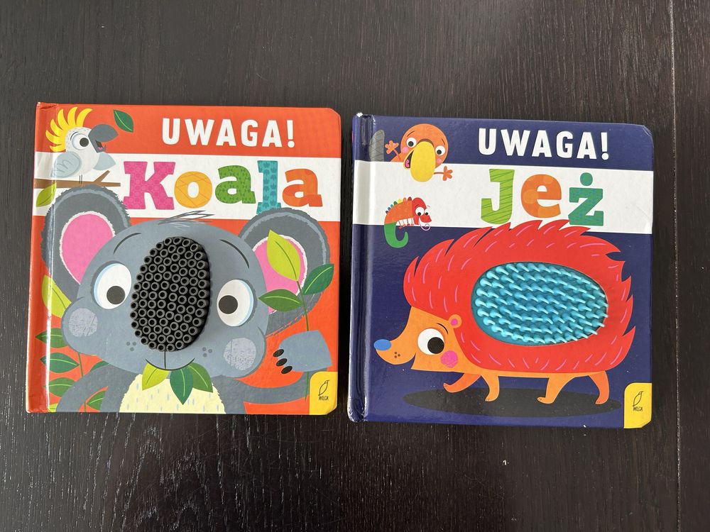 Książki Uwaga! Koala, Uwaga! Jeż