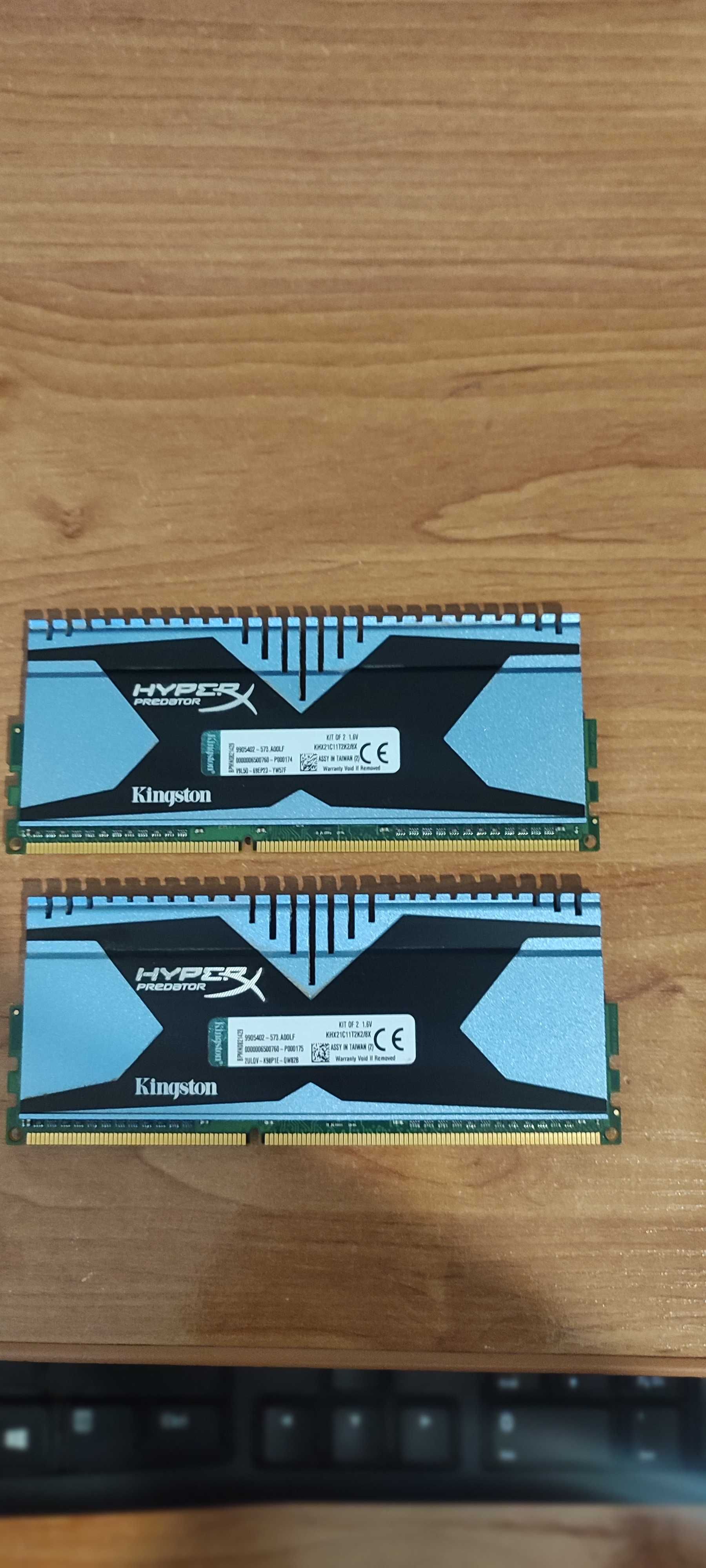 Kingston HyperX DDR3 2133MT/s 8GB (2x4GB)