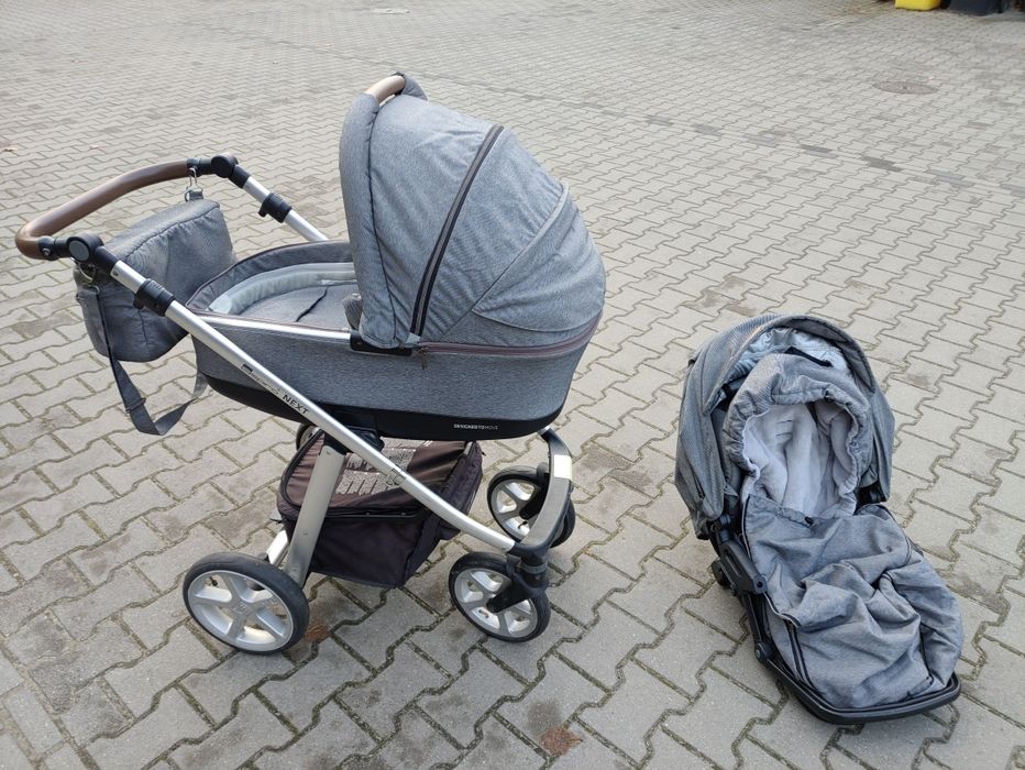 Wózek Espiro Next - gondola i spacerówka (2w1).