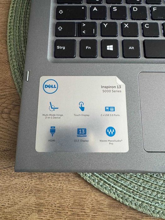Notebook Dell i7-8550 Inspiron 13 5000 /512 GB SSD