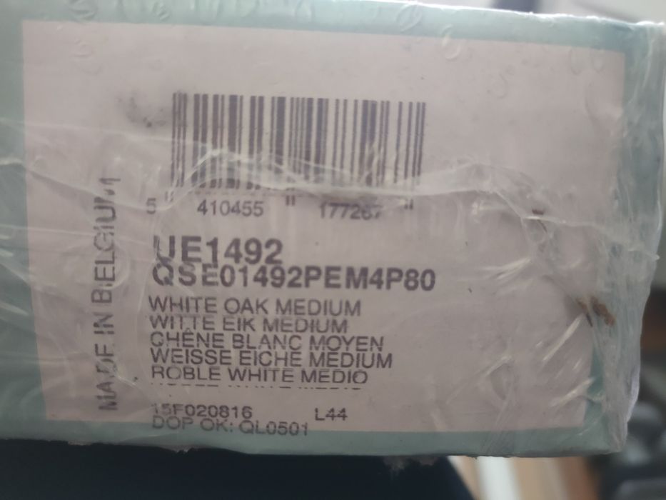 Panele quick step dąb średni bielony. 1 opakowanie + 5 paneli = 13
