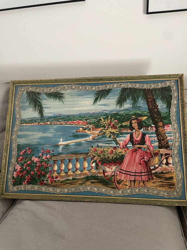 Quadro Vintage “Côte d’Azur”