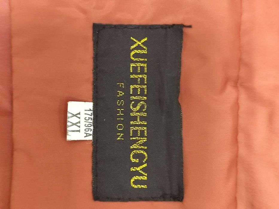 Яркий Коралловый Пуховик Парка. Размер S (42-44). См. замеры!