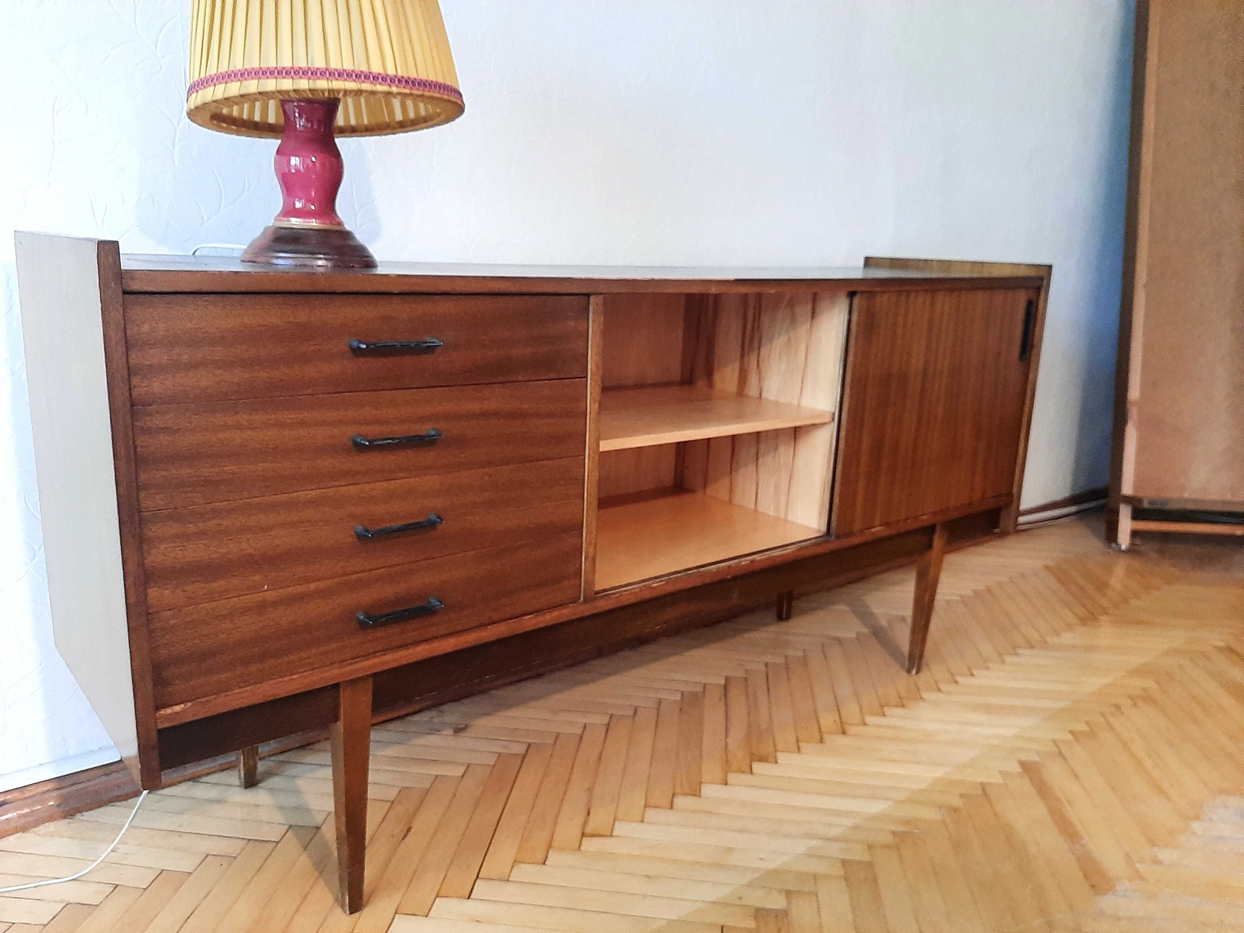 Komoda Prl Trzcianecka Fabryka Mebli lata 60