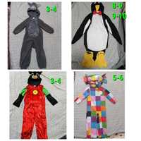 Карнавальный костюм пингвин, осел, слон, заяц 3-4, 5-6, 8-9, 9-10 лет
