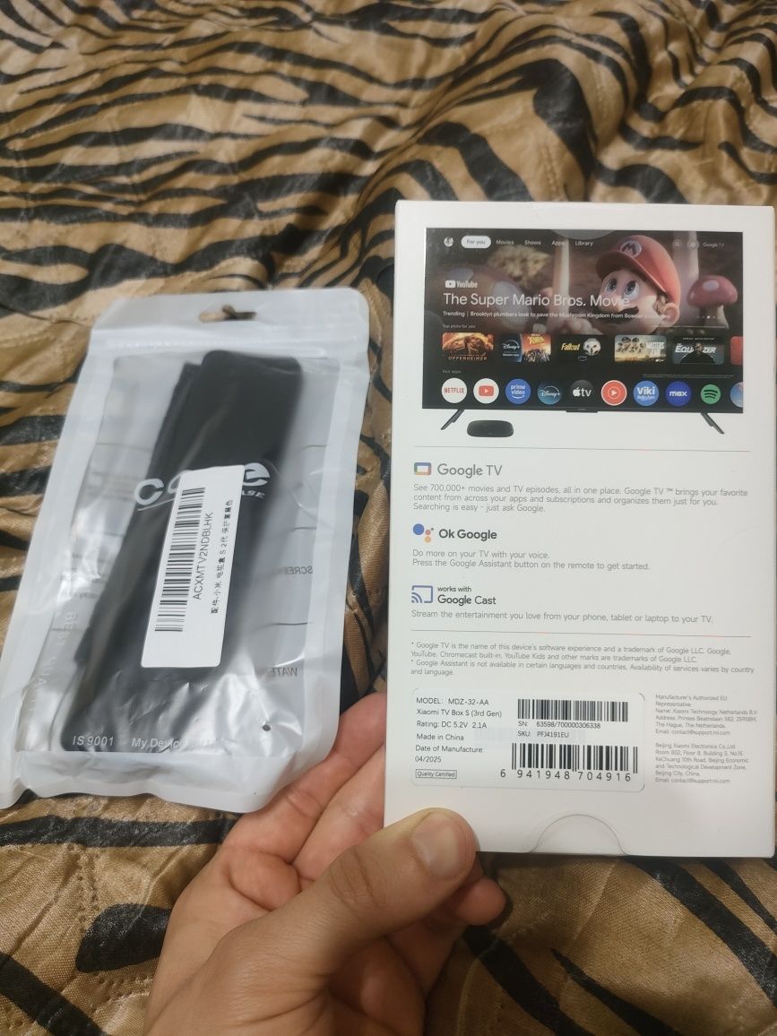 Смарт ТВ приставка Xiaomi TV Box S 3rd gen 4K+ подарок #