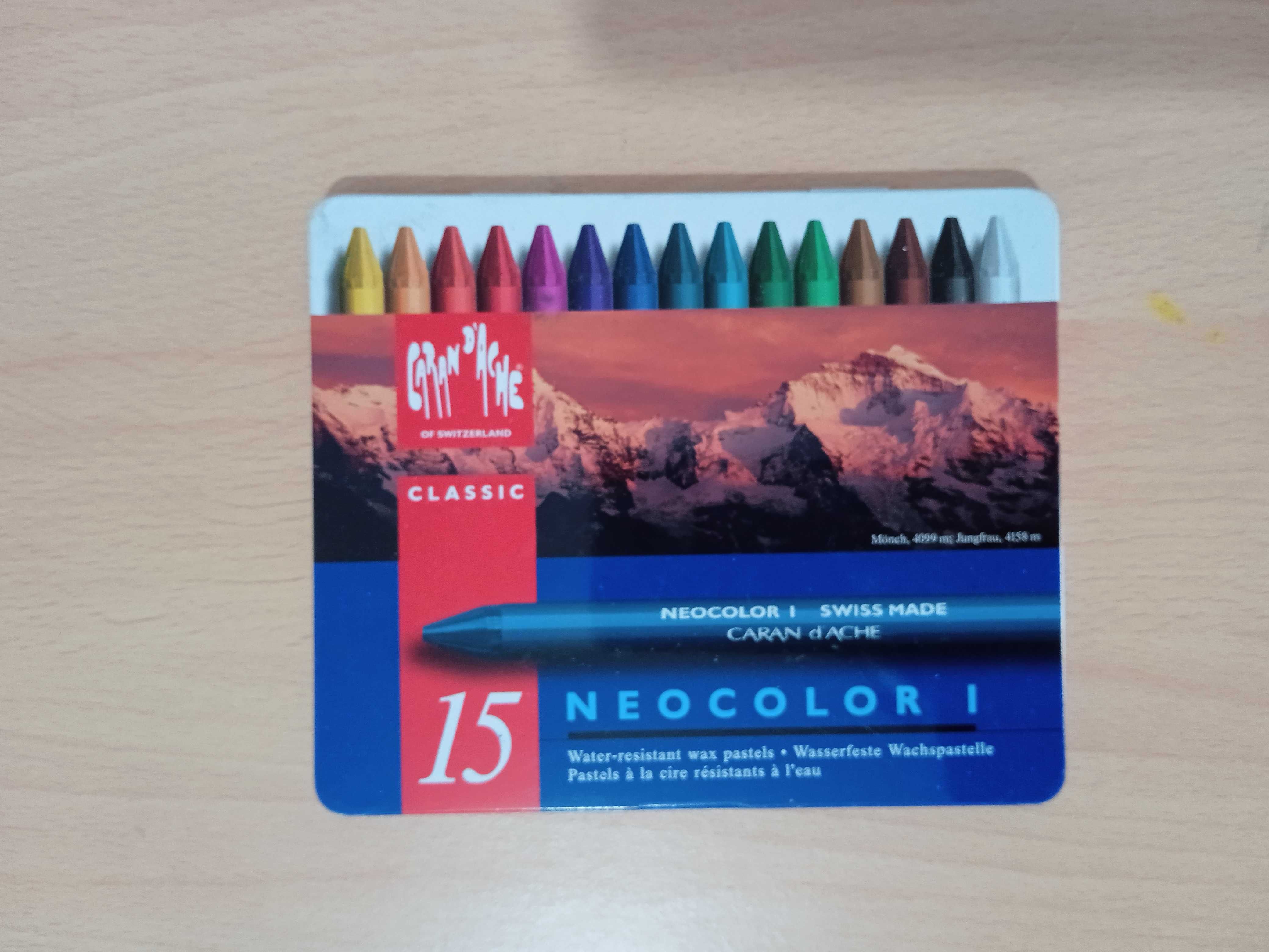 Caran D'Ache Neocolor I (com alguma utilização e 2 lápis partidos)