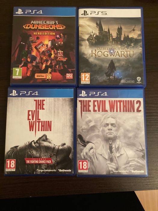 Gry ps4/ps5 hogwart minecraft