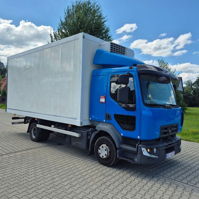 Renault D 12  RENAULT D 12 CHłodnia hakowa hakówka izoterma kontener
