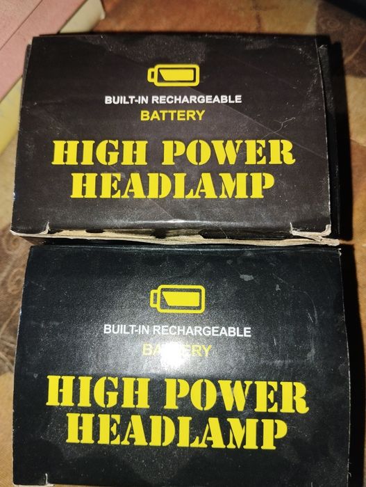 Налобний акумуляторний ліхтар,зарядка USB, з магнітом.