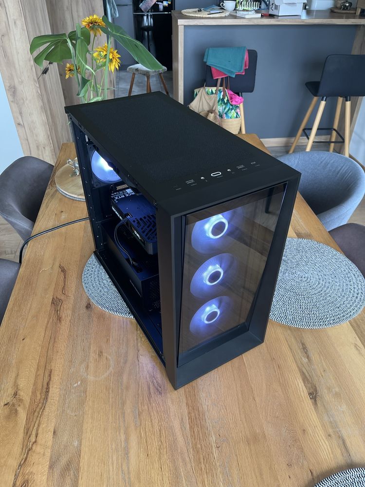 Komputer Gamingowy RTX 3060ti Ryzen 5 5600 SSD 512GB 16GB RAM wodne