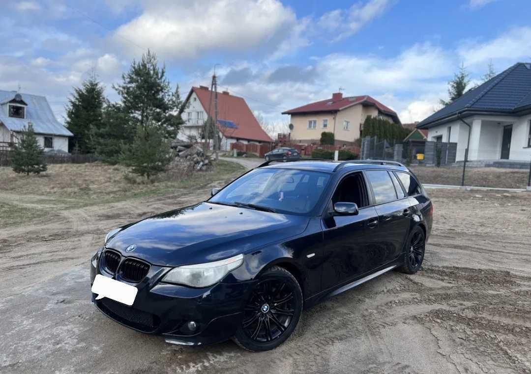 Bmw e61 m-pakiet 3 0d 218km automat carbonschwarz wszystkie czesci!