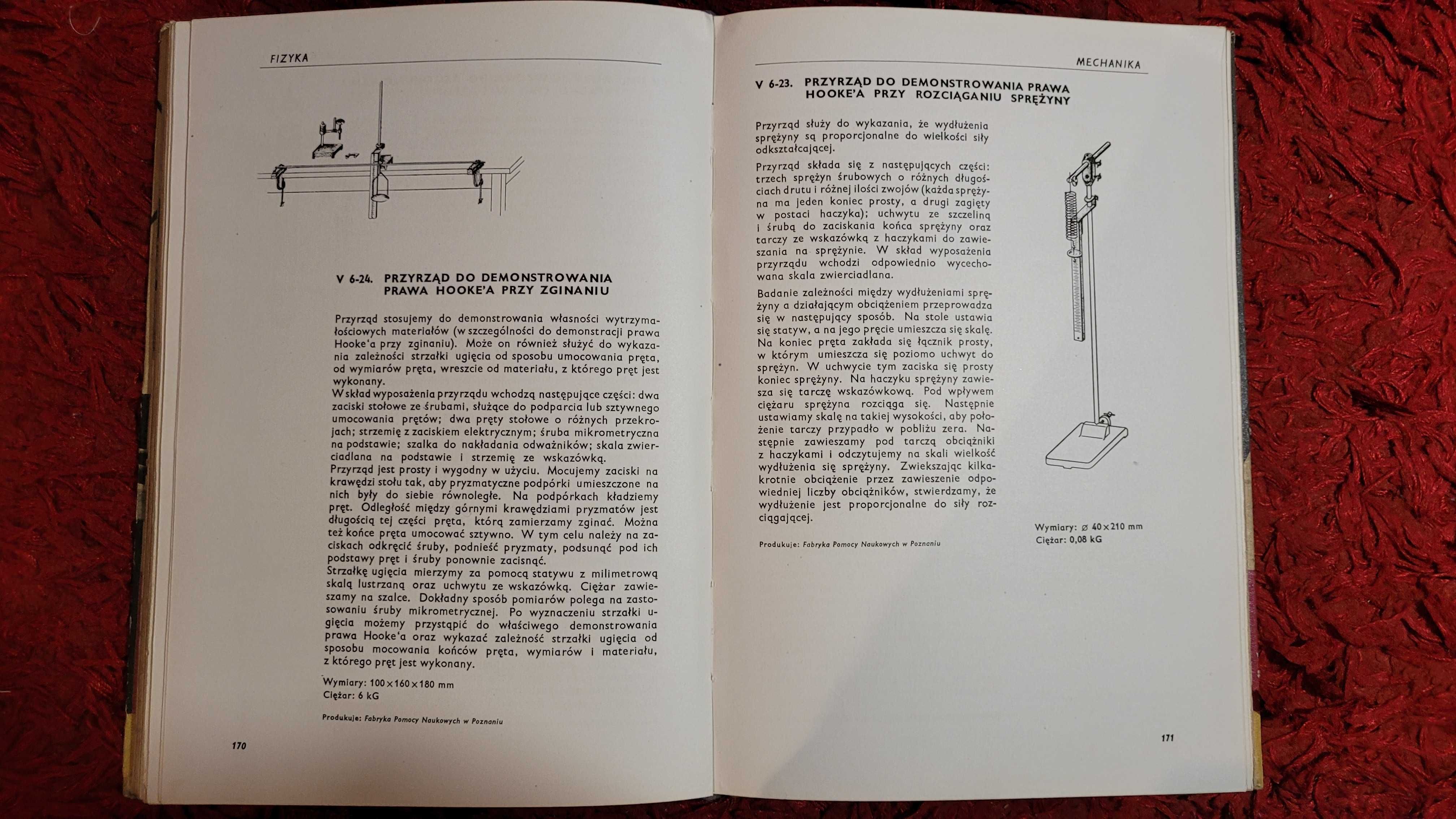 Fizyka i chemia - katalog pomocy naukowych